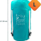 Ultralight Dog Sleeping Bag Backpacking—Outdoor Dog Bed for Hiking—Backpacking Gear for Dogs—Dog Hiking Gear—Dog Camping Gear—Packable Sleeping Bag for Dogs—Dog Travel Bed (Glacial Blue | Large)