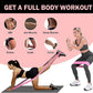 Long and Short Fabric Resistance Bands with Door Anchor 7 PCS, Non-Slip Stretch Booty Bands for Working Out Women & Men, Loop Exercise Elastic Bands for Home Physical Therapy Yoga Pilates