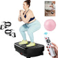 UCIN Vibration Plate Exercise Machine, Vibration Plate for Lymphatic Drainage, 330 Lbs Capacity Vibrating Plate for Weight Loss Home Fitness with Resistance Bands/Pilates Ball