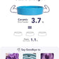 LE TAUCI Slow Feeder Dog Bowls Ceramic, 3 Cups Slow Feeding Dog Bowl Medium Large Breed, Puzzle Pet Dishes,Vortex Blue