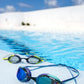 ARENA Unisex Python Racing Swim Goggles for Men and Women Anti-Fog No Leak Max Comfort Dual Strap, Mirror/Non-Mirror Lens