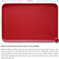 Hoki Found Silicone Pet Food Mats - Non Slip Dog Cat Bowl Mats - Classic Red