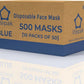Litepak 500pcs Premium Disposable Face Mask SOFT 3ply Nose Wire