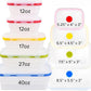 Collapsible Silicone Food Storage Containers, BPA Free, Microwave, Freezer and Dishwasher Safe, Lunch, Meal Prep, Travel, Space-Saving, Set of 5