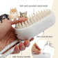 6 in 1 Cat Steam Brush for Shedding, Portable Anti-Static Grooming Comb for Cats & Dogs, Steam Misting Water Brush, Self-Cleaning Pet Hair Remover, Indoor Cat Spray Brushes for Cats & Dogs