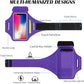HAISSKY Cell Phone Running Armband with Airpods Zipper Pocket Armband Case Running Holder for iPhone 16/15/ 14/13 / 12 /11Pro Max,Galaxy S20 S10,Sweatproof Arm Band with Card/Key Bag