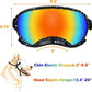 Large Dog Sunglasses with Adjustable Strap UV Protection, Winproof Dog Puppy Sunglasses, Suitable for Medium-Large Dog Pet Glasses, Dogs Eyes Protection，Soft Dog Goggles