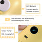 Kids Alarm Clock for Girls Pear Alarm Clock with Snooze Toddler Sleep Training Clock for Bedroom Home Office(Yellow)