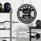 Gym Sign Decor, Home Gym Sign, Funny Gym Decorations, Workout Room Fitness Room Decor Gym Sign Decoration, Gym Bodybuilding Gift for Trainer Exercise Lover Men, Because No One