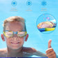 Kids Swim Goggles, Swimming Goggles for Kids with Nose Clip, Earplugs, Nose Bridge for Age 3-15
