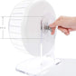 Niteangel Super-Silent Hamster Exercise Wheels: - Quiet Spinner Hamster Running Wheels with Adjustable Stand for Hamsters Gerbils Mice Or Other Small Animals (M, White)