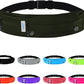WATERFLY Running Belt Fanny Pack: Runner Marathon Jogging Waist Pack Sport Workout Exercise Fitness Phone Holder Belt for Men Women Jogger Slim Waistband