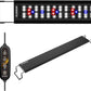 GLOWRIUM Aquarium Light, LED Full Spectrum Freshwater Fish Tank, infinitely dimmable, Fish Tank Light with auto-on/Off Timer (24-29 in)