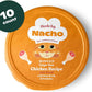 Made by Nacho Wet Cat Food, Cage-Free Minced Chicken in Bone Broth for Hydration with Prebiotics for Digestive Health, High Protein, 2.5oz Cups (10 Pack), Limited Ingredients