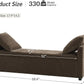 HULALA HOME Modern Storage Bench with Throw Pillows, 59.4" Extra Long Bedroom Ottoman Bench for End of Bed, Comfy Upholstered Footstool for Entryway Living Room Dining Room, Taupe