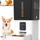 Automatic Dog Feeder with Camera: 8L/33 Cups 5G WiFi Timed Food Dispenser for Dogs - 1080P HD Night Vision Video Recording 2-Way Audio APP Control