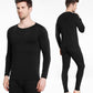 Mens Thermal Underwear Set with Lightweight Ultra Soft Fleece Lined,Long John Set, Skiing Base Layer