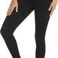 DIBAOLONG Womens High Waist Yoga Pants Cutout Ripped Tummy Control Workout Running Yoga Skinny Leggings