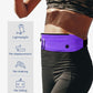 WATERFLY Running Belt Fanny Pack: Runner Marathon Jogging Waist Pack Sport Workout Exercise Fitness Phone Holder Belt for Men Women Jogger Slim Waistband