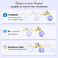 ORSDA Cat Toys for Indoor Cats, New Intelligent Voice Timing Touch Control Cats Ball, Simulate Mouse Sound Kitten Toy, Automatic Interactive Moving Cat Toy for All Ages