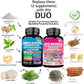 ALongDeng Soothe-Smooth Bundle,Soothe & Smooth Bundle Multivitamin Combo, Cortisol Support Myo-Inositol Multivitamin Combo with Magnesium Glycinate, Ashwagandha, L-Theanine & Herbal Blend - D