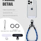 project-cb Phone Wrist Strap 1,Tether Tab 2,Phone Wristlet,Lanyard Wrist Strap,Key Holder,KeyChain,KeyRing×2(Orange)