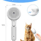 Cat Steam Brush, Cat and Dog Steam Brush, for Shedding with Release Button, 2 Speed Adjustable Spray USB Rechargeable Pet Grooming Supplies, for Dogs and Cats Pet Hair