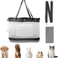 Dog Purse Carrier for Small Dogs Cat Kitty Puppy Rabbit Bunny Dog Cat Bag Carrier for Animals up to 22lbs Soft Sided Collapsible Pet Carrier Sling for Outing Travel Vet-Gray