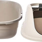 Amazon Basics No-Mess Hooded Enclosed Cat Litter Box, Large, Multicolor, 24 in x 18 in x 17 in