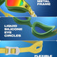 ZIONOR G1 Nava Super Anti-Fog Unisex Swim Goggles Mirror/Bright Smoke Lens