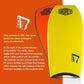 MOREY® Mach 7, Pro Bodyboard; Body Boards for Beach, Embedded Rod for Durability, Engineered with HDPE Slick Bottom for Speed (2025 Model)
