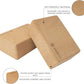 SNAKUGA Cork Yoga Block 2 Pack for Pilates, 4'' or 3'' Non-Slip & High Density Blocks for Meditation, Fitness and Stretching, Supportive and Flexibility Brick for Improve Poses Balance