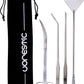 4Pcs Aquascaping Tools, Terrarium Tools, Aquarium Tools Set with Stainless Steel Aquarium Tweezers, Aquarium Scissors and Spatula - Aquascape Tools Set for Trimming, Maintenance