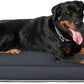 Magic Dog Large Dog Bed Soft Dog Crate Pad Dog Mat, 42 Inches Machine Washable Pet Bed Kennel Pad with Non-Slip Bottom, Dark Gray