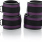 6pcs Black PU Adjustable Straps Sports Training Fitness Gear Home Yoga Set