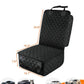 PETICON Waterproof Front Seat Car Cover 2 Pack, Full Protection Dog Car Seat Cover with Side Flaps, Nonslip Scratchproof Captain Chair Seat Cover Fits for Cars, Trucks, SUVs, Jeep, Black