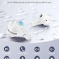 Wireless Earbuds, Bluetooth 5.4 Headphones Bass Stereo, Ear Buds with Noise Cancelling Mic, IP7 Waterproof in Ear Earphones, 36H LED Display Bluetooth Earbuds for Laptop Pad Phones Sports, White