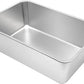 Kichwit Large Stainless Steel Cat Litter Box with High Sides, Metal Litter Pan for Big Cats, Non Stick Smooth Surface, Easy to Clean (23.4" L x 15.5" W x 7.6" H)