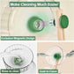 Super Silent Hamster Wheel 10.4 Inch, Magnetic Large Rat Wheel for Chinchilla, Gerbil, Guinea Pig, Cat, Mouse, Sugar Glider and Dwarf, Syrian Hamster Accessories (Avocado Green)