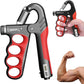 Hand Gripper Strengthener, Hand Squeezer Adjustable Resistance, Grip Strengthener Forearm Strengthener, Hand Exerciser for Muscle Building and Injury Recover, Forearm Strengthener