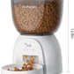 5L Automatic Cat Feeder, Timed Cat Food Dispenser, Automatic Pet Feeders Up to 6 Meal 1-20 Portion, Dual Power Supply Cats Feeder, Pet Dry Food Dispenser for Cats and Small Dogs