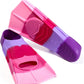 Kids Swim Fins,Short Kids Fins Youth Swimming Flippers for Lap Swimming Training for Children Girls Boys Beginners