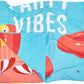 Dock & Bay Beach Towel - Quick Dry, Sand Free - Compact, Lightweight - 100% Recycled - Includes Bag - Pool Party Vibes - Extra Large (200x90cm, 78x35)