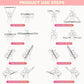 Luminousdo Resistance Bands,2025 New Upgraded Figure 8 Resistance Band for Working Out,High Elasticity Stretch Arm Rope for Yoga,Chest Expander Strap with Handles for Women Men