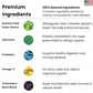 Canine NutriGreens - Natural Dog Vitamins & Probiotics for Dogs. No Messy Powder. Includes Spirulina, Kelp & Antioxidant Berry Mix. 6-in-1 Dog Supplements & Vitamins Chews. Super Greens for Dogs.
