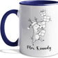 Personalized Deer Coffee Cup Gift For Family Friends Besties, Customized Name Deer Accent Coffee Mug, Awesome Animal Travel Mug Gift for Birthday Christmas, Deers White Ceramic Coffee Mug 11 15 Oz