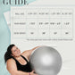 Yoga Ball for Exercise, Pilates Set, 4 Sizes Fitness Ball for Workout, Birthing, Pregnancy, Physical Therapy- Pump Included