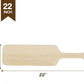 BATTIFE 2Pack 22inch Greek Sorority Paddle - Unfinished Pine Wooden Frat Paddle, Fraternity Wood Paddles for Arts Crafts