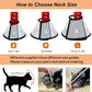 Vivifying Cat Cone Collar– Lightweight Soft Edge Recovery Cone for Small Cats, Adjustable Plastic Elizabethan Anti-Lick E-Collar for Post-Surgery Protection (S, Neck Fit Range 5.6-6.8Inches)