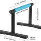 Strength Training Parallettes I-Sit Push Up Bars, Pushup Handles Calisthenics Equipment for Home Workout, Anti-slip Gymnastics Bars, Handstand & Dip Bar for Outdoor Exercise
